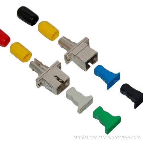 SC-ST Simplex Fiber )optic Adapter, Available in Simplex and Duplex Type, Metal and Plastic Version